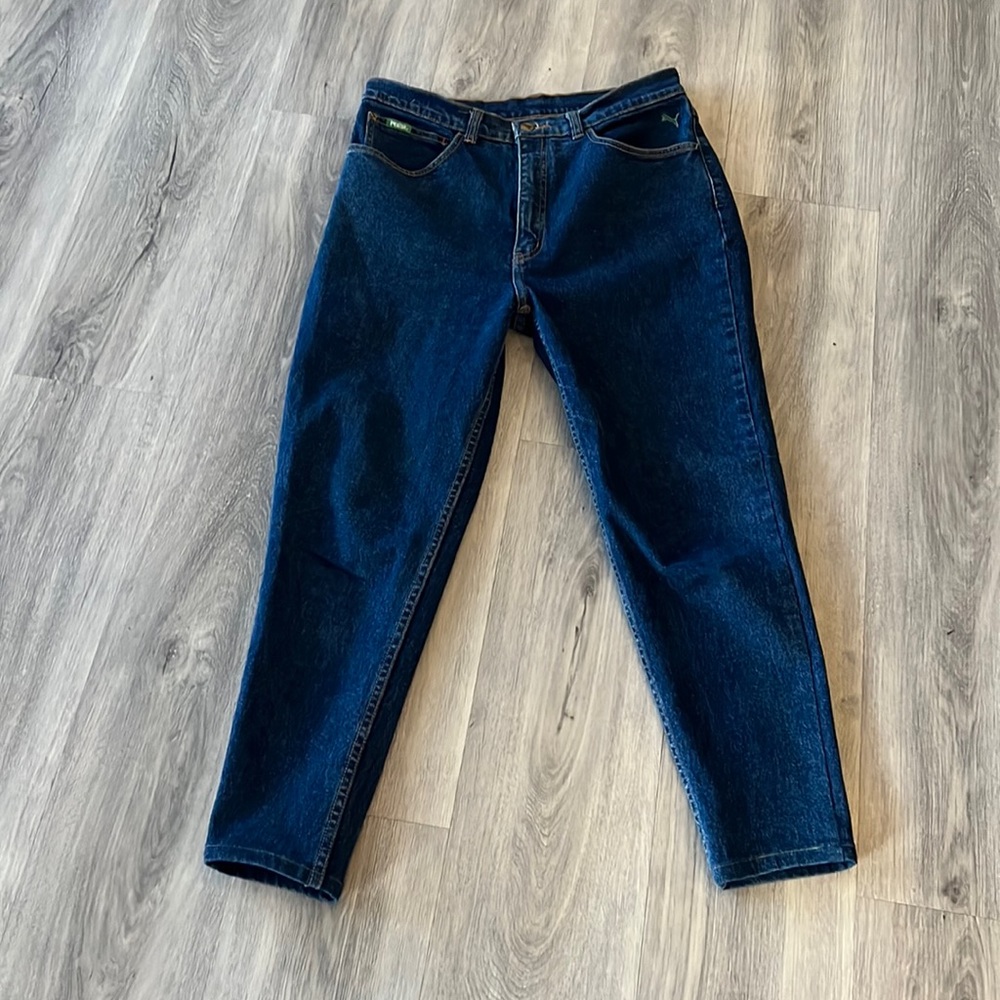 Puma high waisted cropped denim jeans